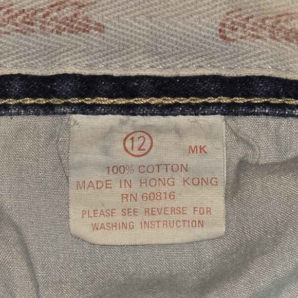 Coca-Cola Vintage 80s Women’s Straight Leg Jeans Size 12 High Rise Blue Denim - Picture 4 of 13